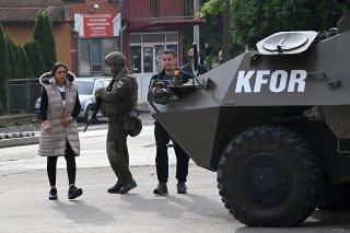 La KFOR, force de maintien de la paix de l'OTAN au Kosovo, est "prête à intervenir si on lui demande", a-t-elle communiqué (archives).